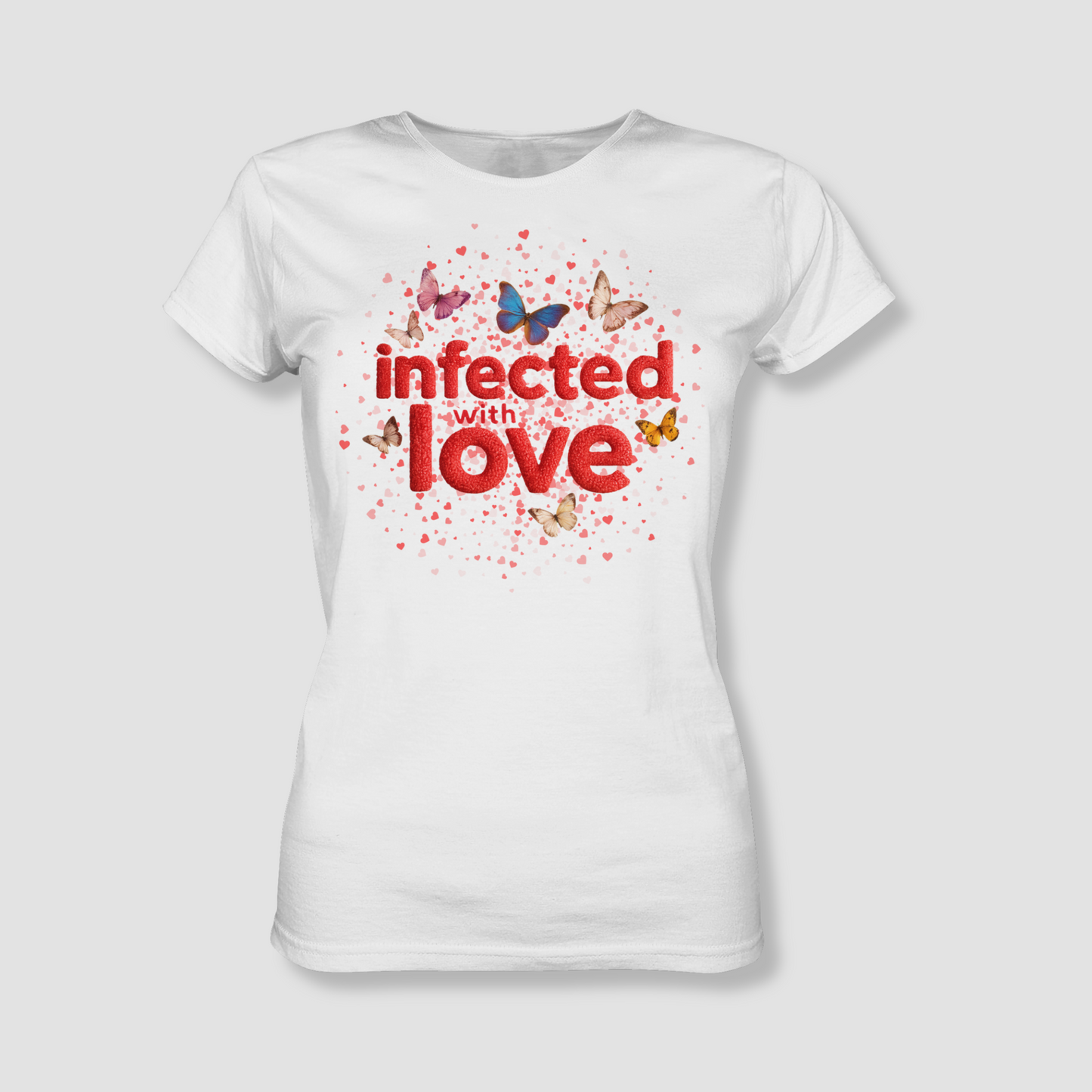 Infected With Love - Ladies Premium Shirt